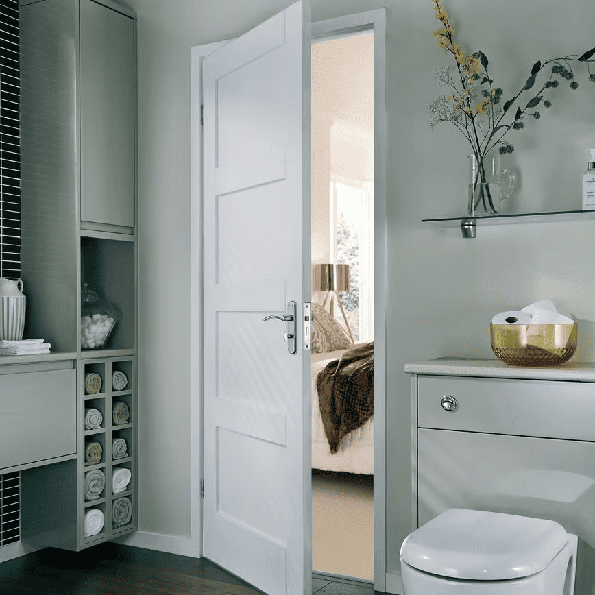 shaker white primed 4 panel img1