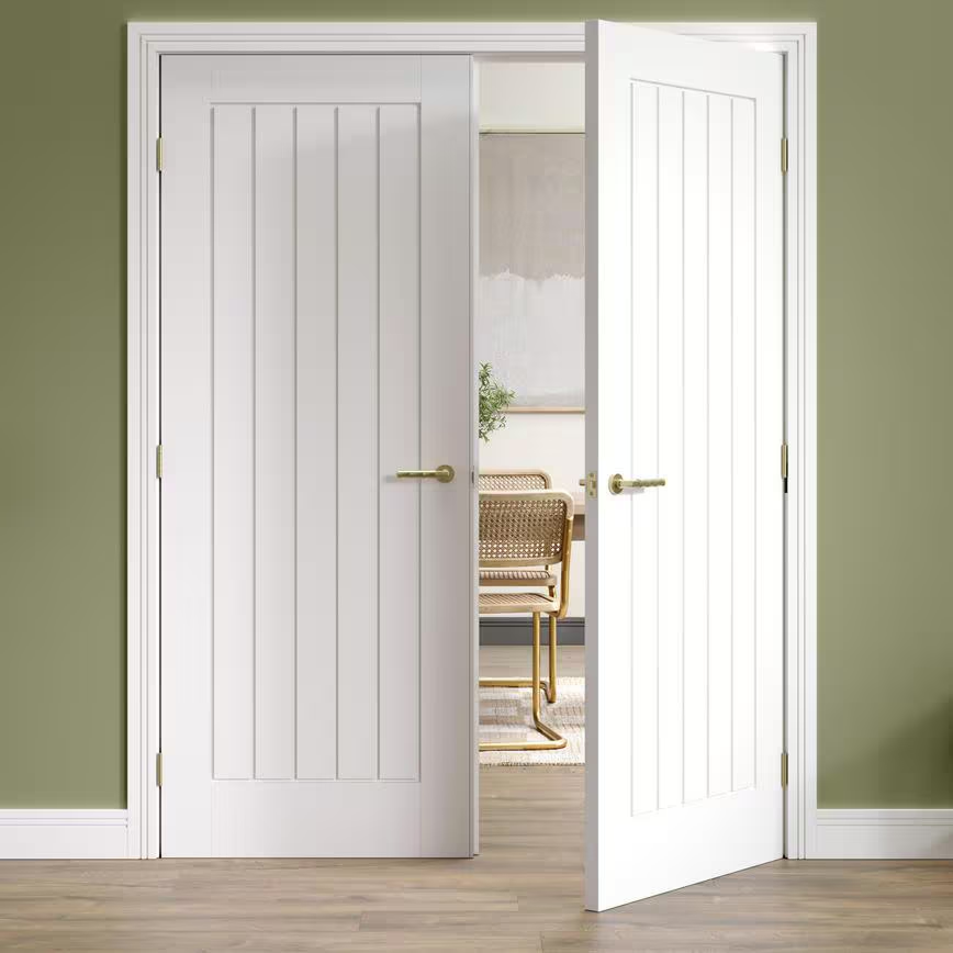Redline Dordogne White Smooth Moulded FD30 Fire Door - Image 5